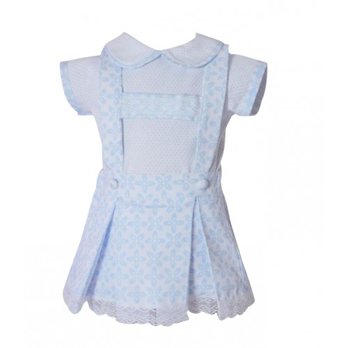 Baby Blue T Bar Dress & Blouse 