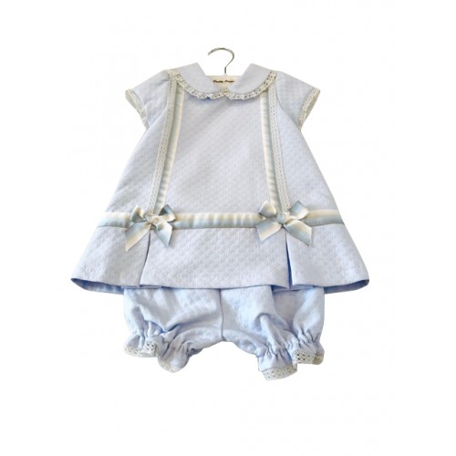 Girls Dress & Bloomers Set 