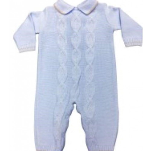 Boys Knittedd Romper With Socks