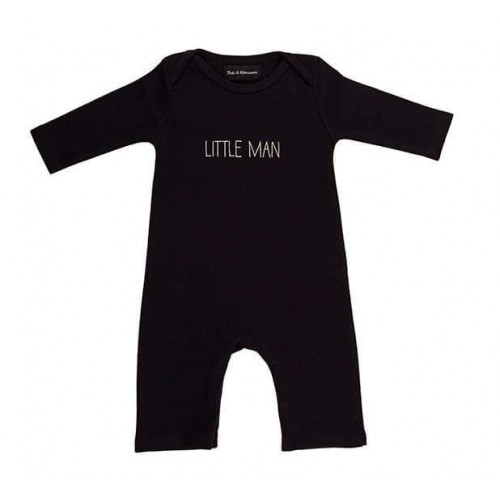 Bob & Blossom Navy 'little Man' Romper 