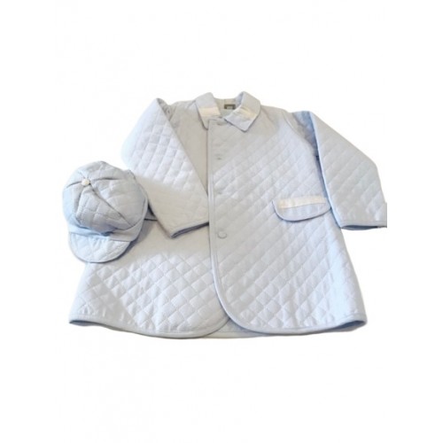 Boys Coat & Matching Hat Set