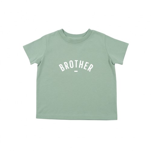 Sage Short-Sleeved 'BROTHER' T-shirt