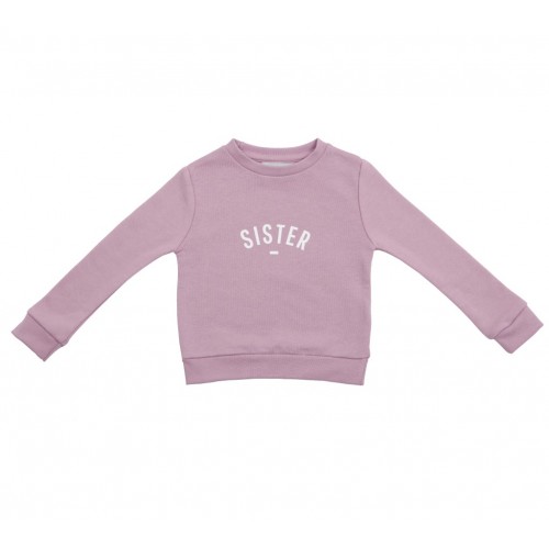 Dusty Violet 'Sister' Sweatshirt