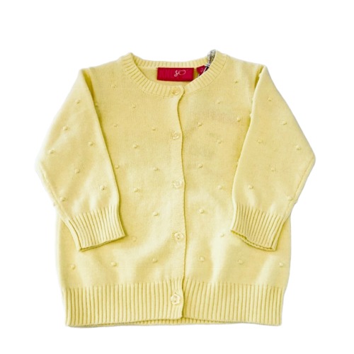 Girls Lemon Knit Cardigan 