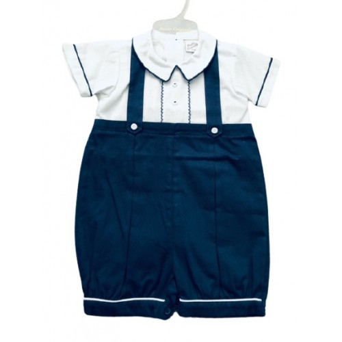 BOYS NAVY SHORTS SET 