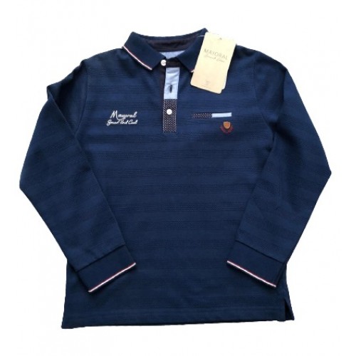 NAVY BOYS LONG SLEEVED TOP