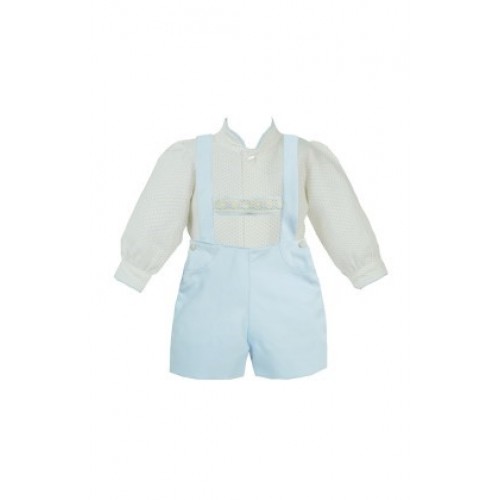 Boys Shirt & H Bar Dungaree Set