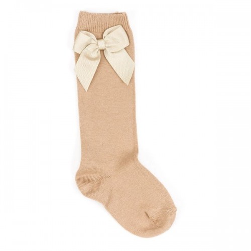 Long Bow Sock - Camel