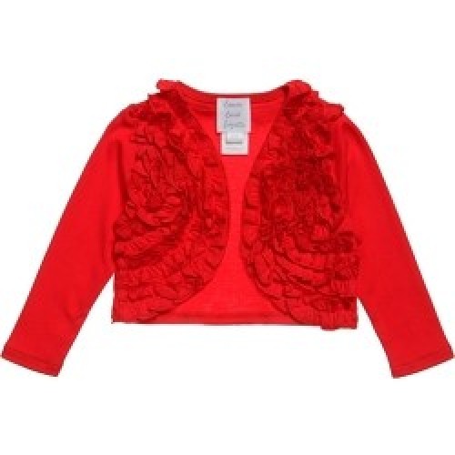 Girls Ruffle Cardigan 