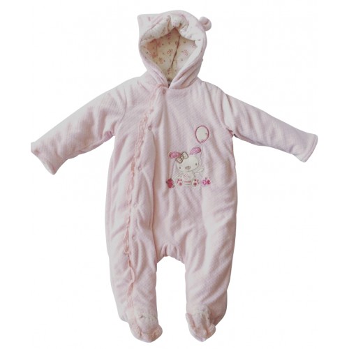 Pink Bunny Pram Suit 