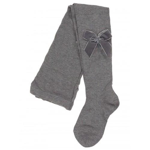 Velvet Bow Tight Grey