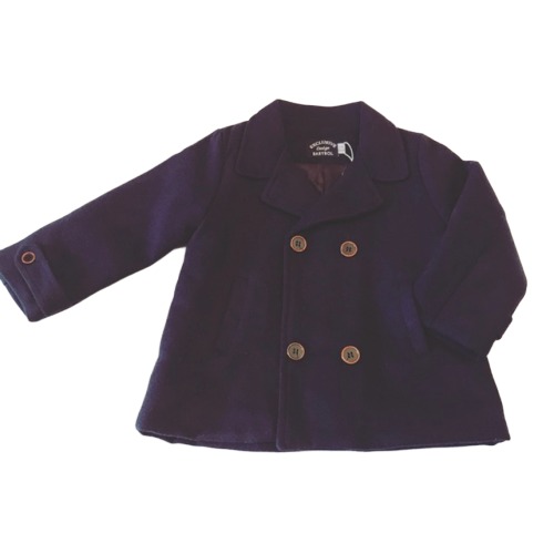 Boys Navy Pea Coat