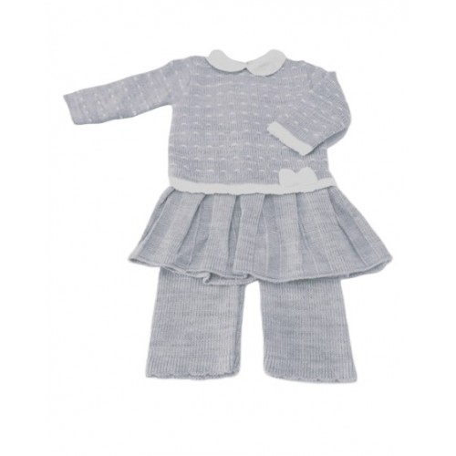 Girls Knitted Top & Trouser Set 