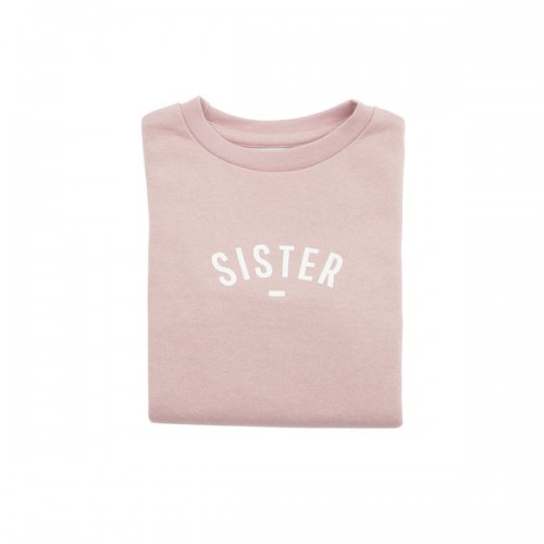 Blush Pink 'Sister' Sweatshirt